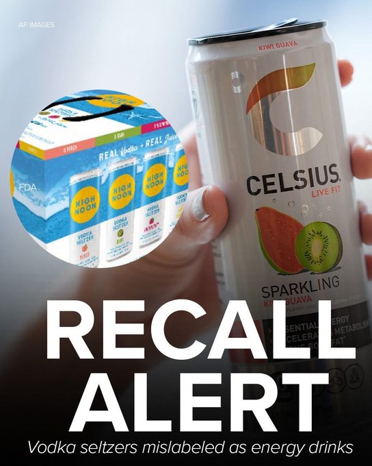 celsius recall