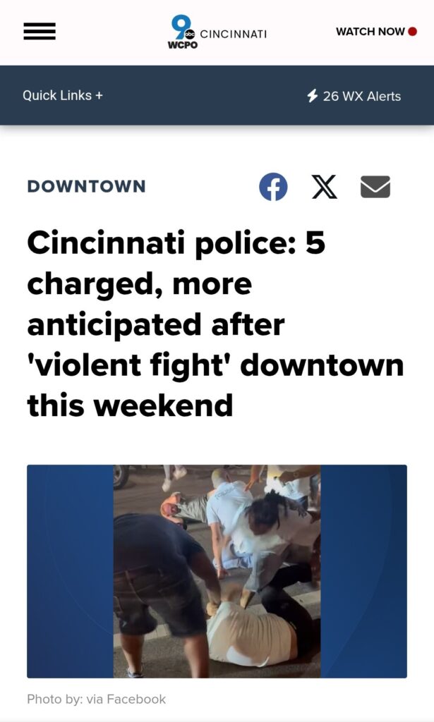cincinnati assault