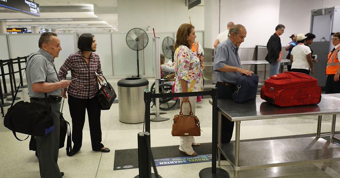 shoes airport security