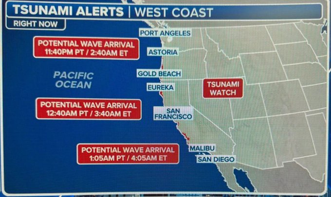 tsunami warning