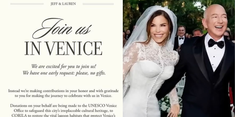bezos wedding invitation