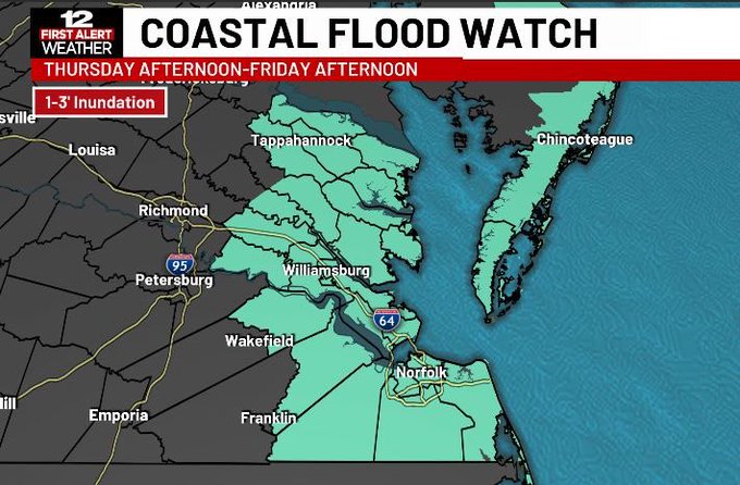 coastal flood warning
