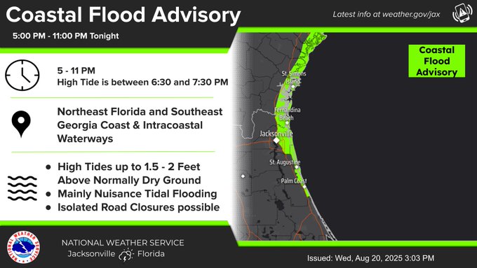 coastal flood warning