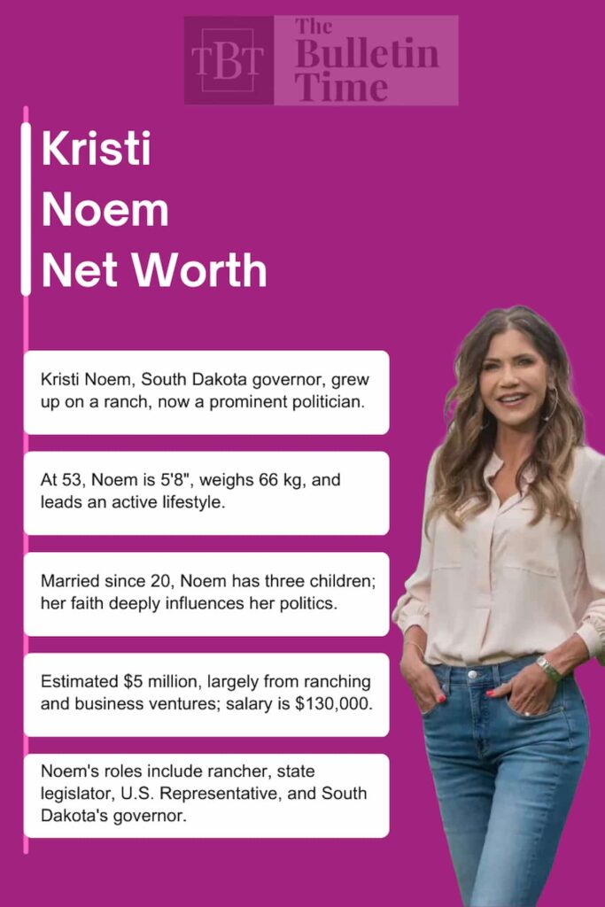 kristi noem net worth