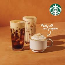starbucks fall menu