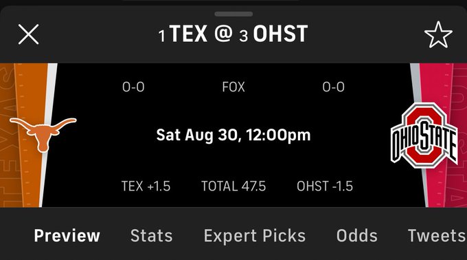 texas vs ohio state