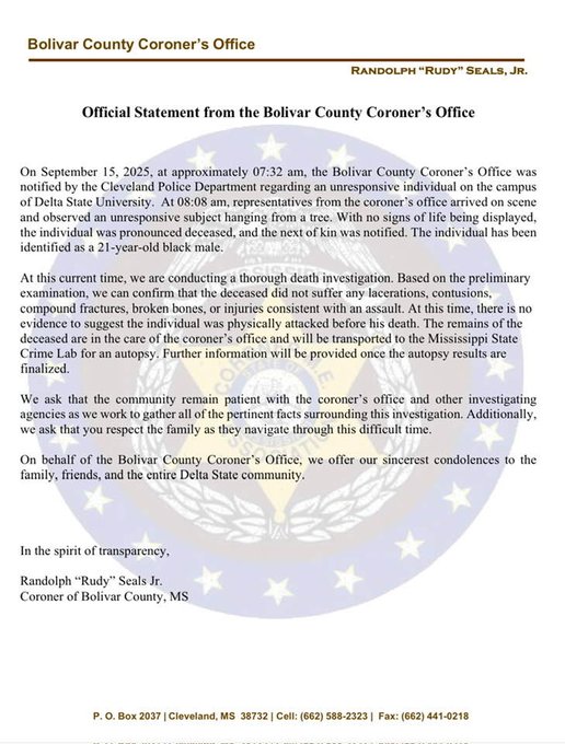 delta state university hanging