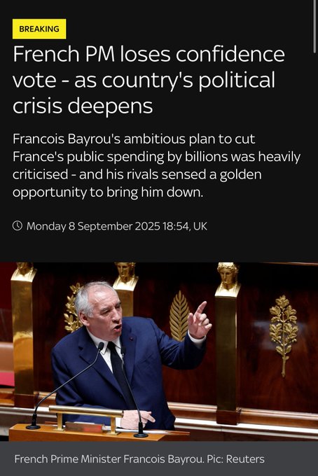 french government collapses