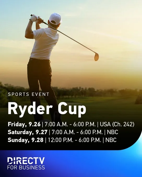 Complete Ryder Cup Schedule 2025: Match Times, TV Schedule & How to Watch