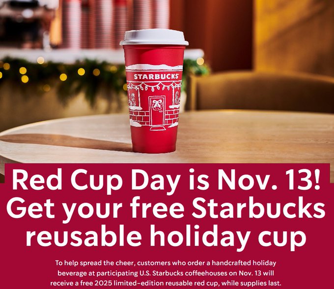 What Is Red Cup Day at Starbucks