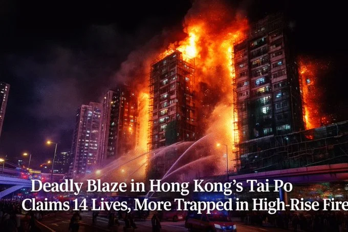 hong kong high rise fire