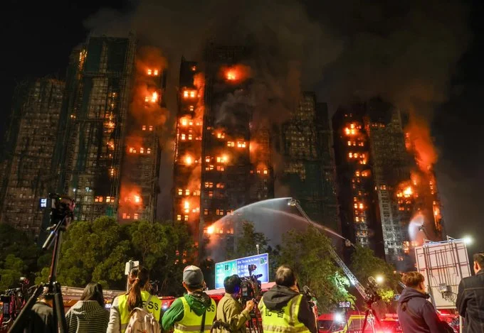 hong kong high rise fire