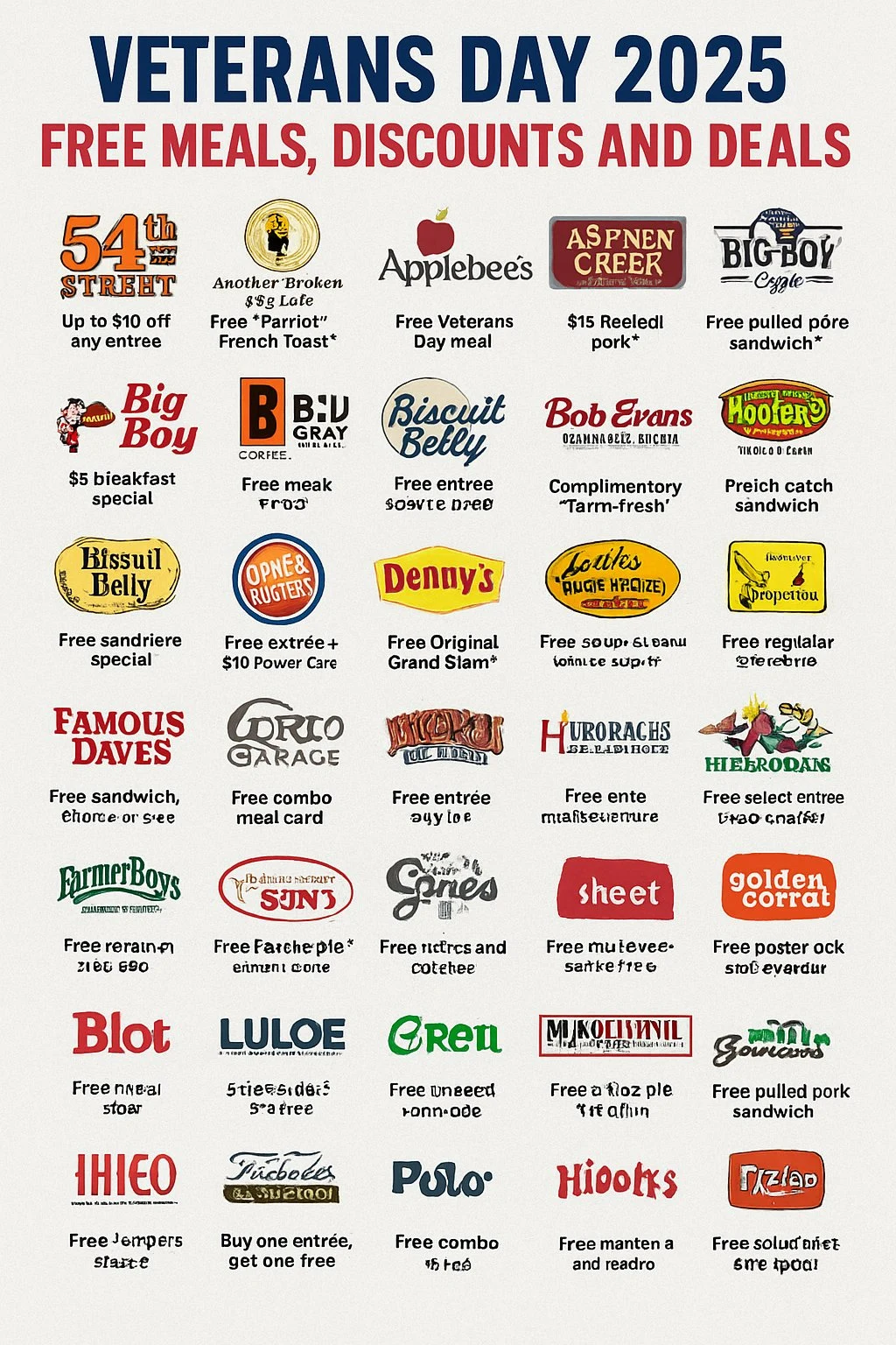veterans day 2025 freebies