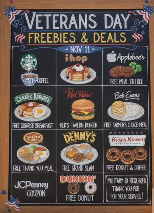 veterans day 2025 freebies