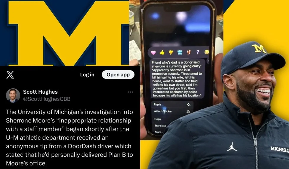 who did sherrone moore have a relationship with