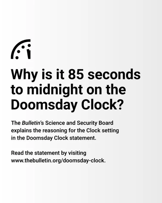 Doomsday Clock atomic scientists