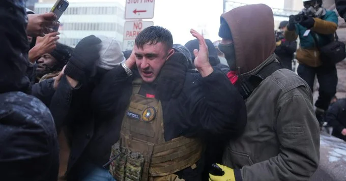 jake lang protest minneapolis